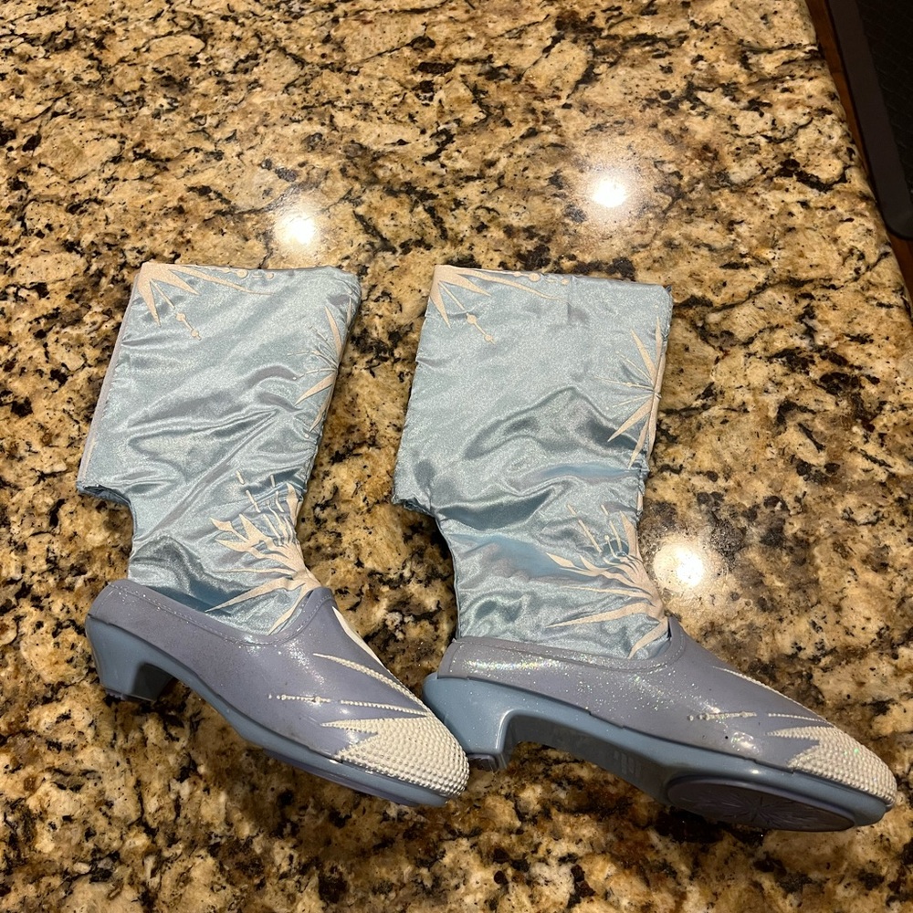 Disney Blue and Silver Kids dress up Boots